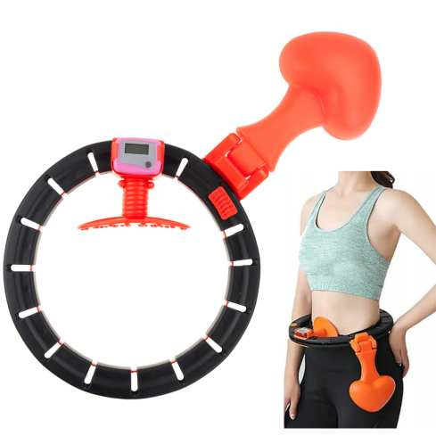 3481 hula hoop se závažím, cvičební kruh, masážní přístroj
