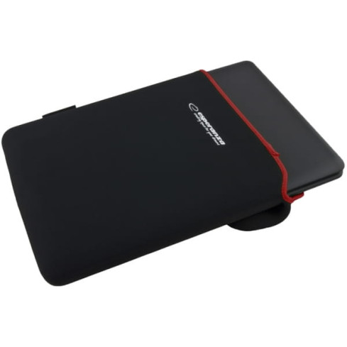 Obal na notebook, laptop, ochranné pouzdro, do 15,6 palce, červeno-černé