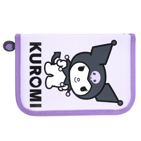 KUR2 školní penál Kuromi Sanrio bez vybavení, s dvěma víčky, fialový, originál, St. Majewski