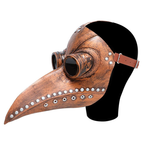 Maska doktora Moru, steampunk, s dlouhým zobákem, kostým, Halloween