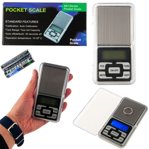 AG75 elektronická klenotnická váha 200 g/0,01 g, na baterie, přesná, kapesní