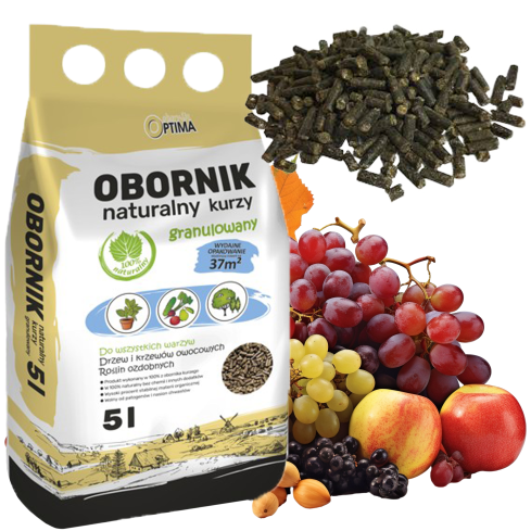 BIO28 granulovaný slepičí hnůj Optima 5 l – přírodní organické hnojivo