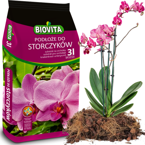 BIO8 přírodní substrát pro orchideje, 3 l, Biovita