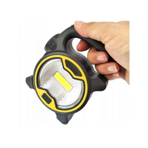 XA051 halogenová svítilna s LED diodou typu COB, ruční svítilna s bočním svícením