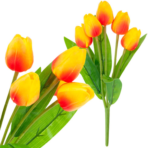 CV26805-7 tulipán, kytice tulipánů, 5 ks, umělé květiny, tulipány v kytici, z pěnové hmoty