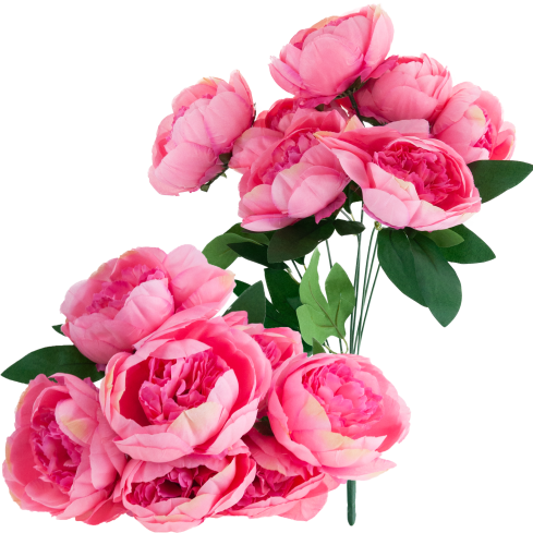 CV38309-2 PEONIA ARTIFICIAL BUNCH x 7 PIPES JARO