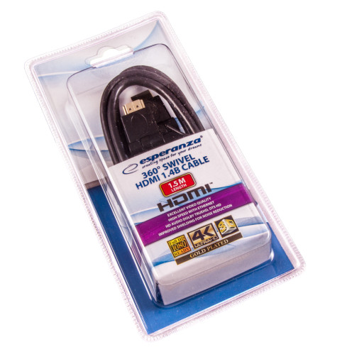 EB196 otočný kabel HDMI, 1,5 m