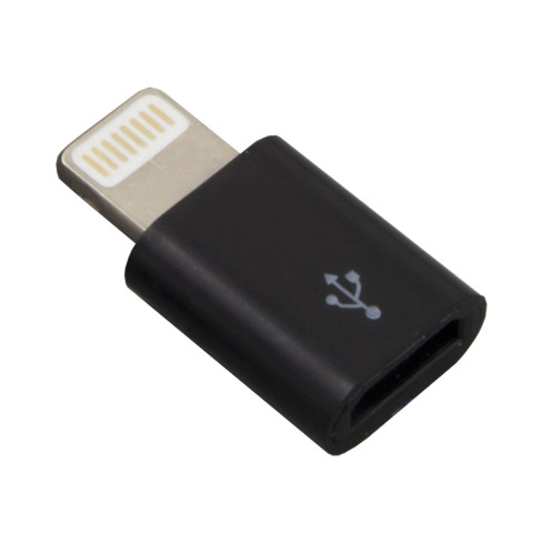 EB270K adaptér micro USB 2.0 – Lightning, černý