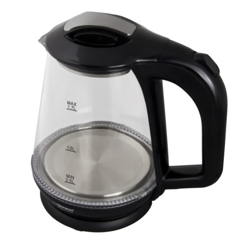 EKK024K Esperanza skleněná elektrická konvice Missouri 1,7 l černá