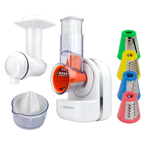 EKM027 kuchyňský robot, kráječ, odšťavňovač a mixér na smoothie 3 v 1