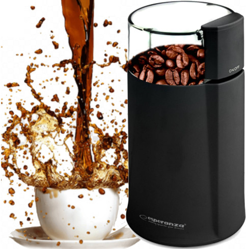 EKC001K ESPERANZA ESPRESSO MLÝNEK NA KÁVU ČERNÝ