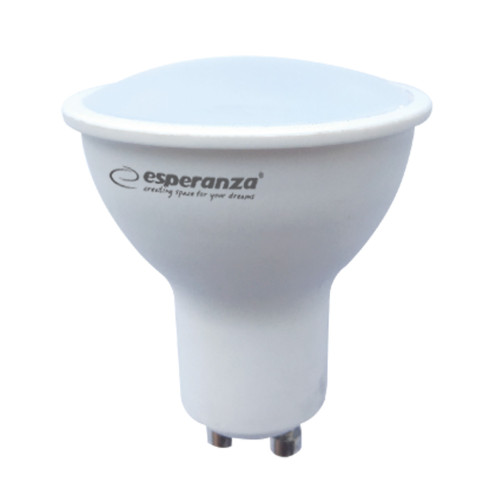 ELL140 LED žárovka GU10 3 W, teplá bílá, úsporná, jasná, matná