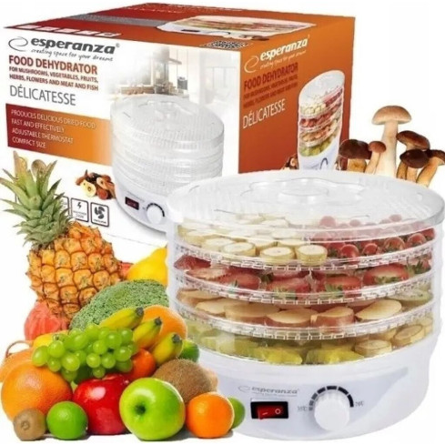 Sušička na houby a ovoce, výkonná, velká, vhodná pro potraviny, sušení zeleniny, sušička na potraviny, 250 W