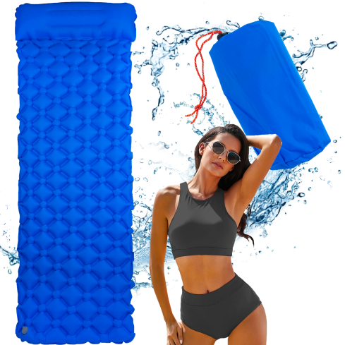 IM001 multifunkční nafukovací matrace s potahem pro kempování a outdoorové aktivity