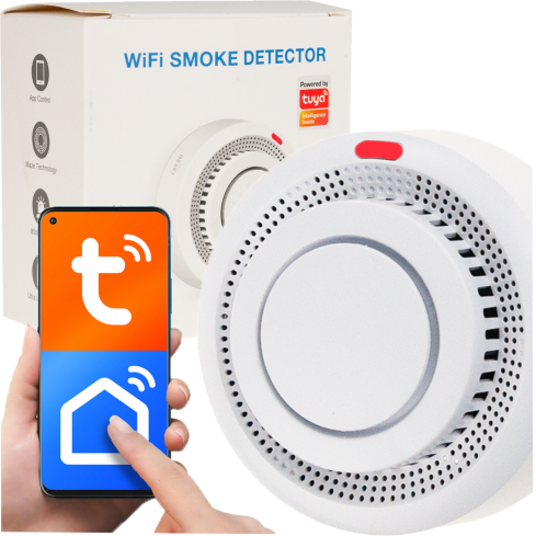IM020 – kouřový senzor, požární detektor, bezdrátový alarm s připojením k Wi-Fi, čidlo Tuya