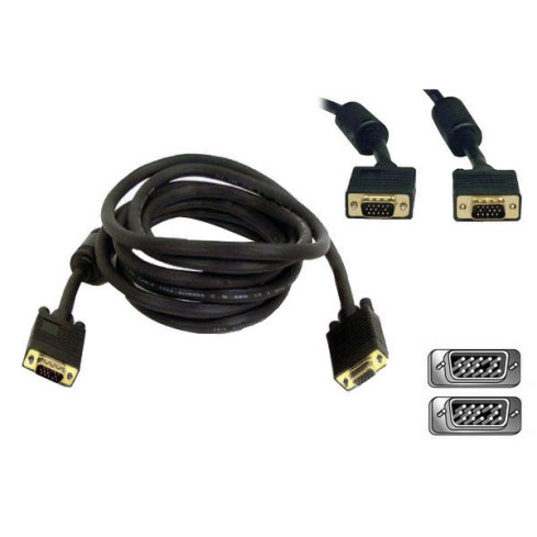 TV1 kabel D-Sub Full HD VGA SVGA prodlužovací kabel 10 m