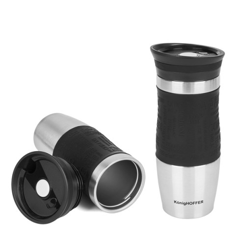 TD18 termohrnka Konighoffer 400 ml, černá termoska