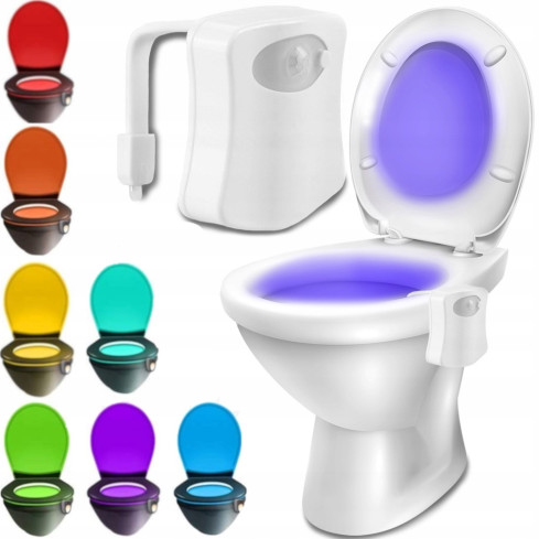 MX0188 LED lampička do WC, noční světlo s pohybovým čidlem