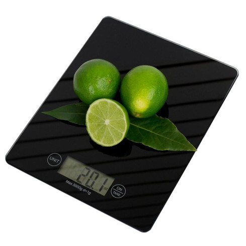 MM36 plochá elektronická kuchyňská váha s LCD displejem, 5 kg, tenký design