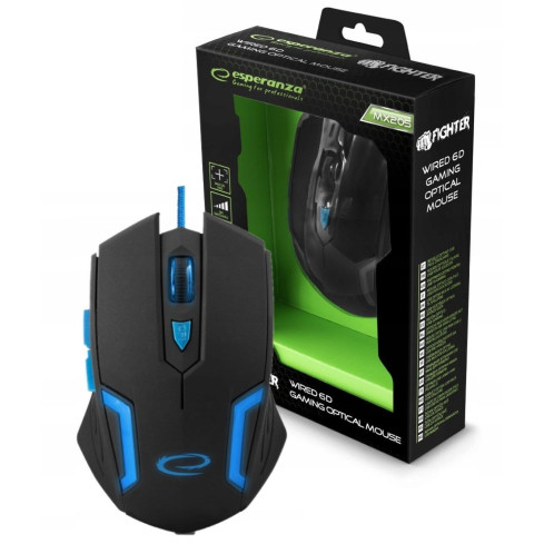 EGM205B kabelová herní myš 6d optická USB MX205 EGM205 esperanza
