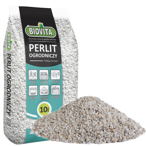 BIO2 biovita zahradní perlit 10 l – přírodní prokypřovač, přísada do substrátu