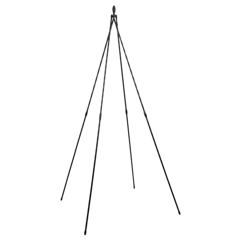 Zahradní pergola ve tvaru obelisku, opora pro popínavé rostliny, ozdobný vrchol, 180 cm