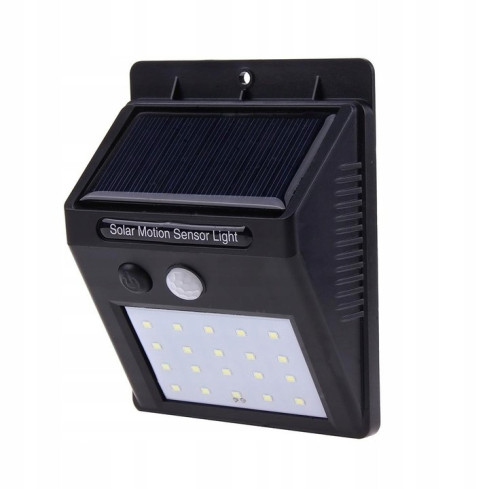 WW40HALOGEN solární lampa s 20 LED diodami a pohybovým senzorem