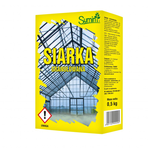 Kka-00066 granulovaná síra 500 g hnojivo pro okyselení půdy Sumin