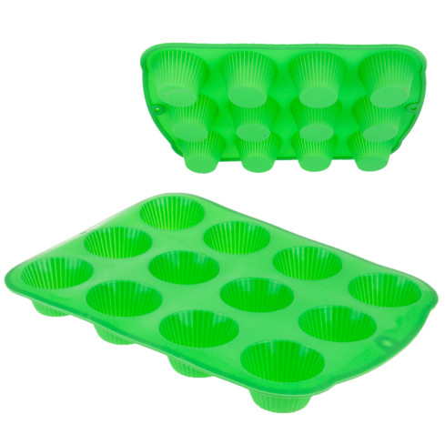 TG56209 silikonová forma na muffiny a koláčky, plech na pečení, 12 ks