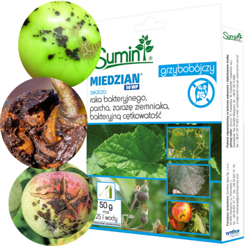 SUM11 – měďnatý fungicid, 50 WP, 50 g