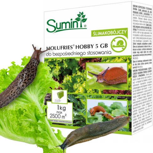 SUM22 molufries 5 GB 1 kg sumin, přípravek proti šnekům, prostředek na hubení šneků, šnekovrah