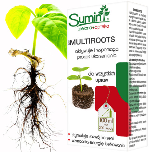 SUM28 sumin multiroots – přípravek na zakořenění, urychluje zakořenění řízků a cibulek okrasných rostlin, 100 ml