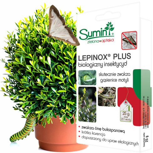 SUM32 lepinox PLUS 25 g, přípravek proti škůdcům: housenky zimostrázové, housenky motýlů