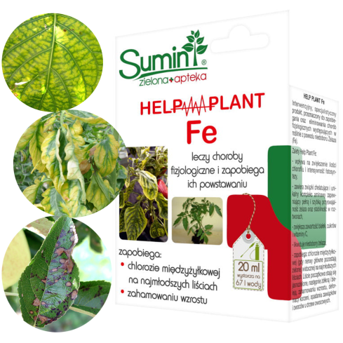 SUM40 help plant železo (Fe) 20 ml, listové hnojivo, předchází fyziologickým poruchám a zpomalení růstu