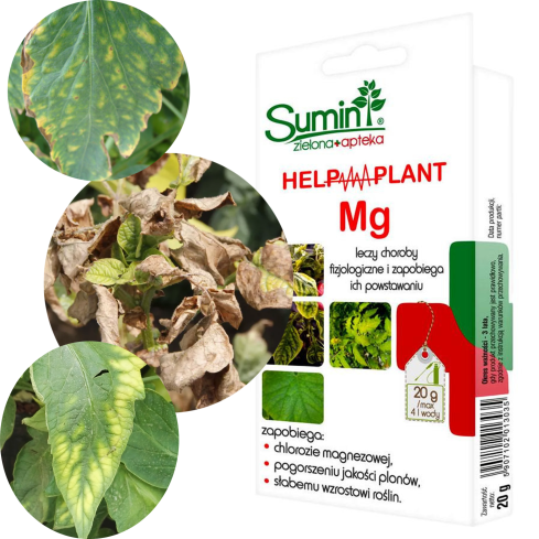 SUM41 help plant mg – přípravek s obsahem hořčíku proti chorobám rostlin, prostředek proti nedostatku hořčíku, 20 g sumin
