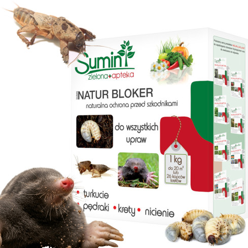 SUM42 sumin natur – přípravek proti škůdcům, prostředek proti krtkům, hmyzu a hlísticím, 1000 g