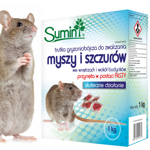 SUM58 měkký jed 1 kg na hlodavce – myši, krysy – jed