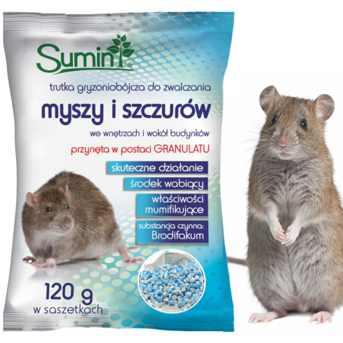 SUM62 Sumin – granulovaný insekticid 25 ppm, 120 g