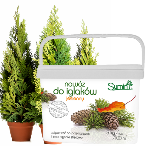 SUM66 sumin hnojivo pro jehličnany 5 kg podzimní kbelík optimální složení