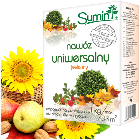 SUM70 sumin – univerzální podzimní hnojivo 1 kg, optimální složení