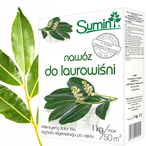 SUM76 – hnojivo pro vavřínové třešně, víceprvkové hnojivo pro keře a živé ploty, 1 kg