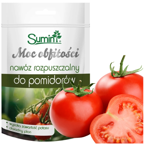 SUM78 – rozpustné hnojivo pro rajčata a papriky, 250 g – síla hojnosti, bohatá úroda