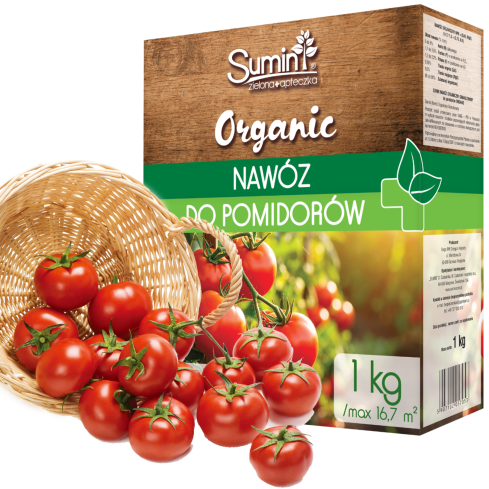 SUM79 organické hnojivo pro rajčata a zeleninu, Sumin Organic, 1 kg, BIO granulované