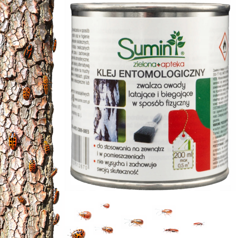 SUM9 – entomologické lepidlo Sumin k hubení létajícího a běhajícího hmyzu, 200 ml