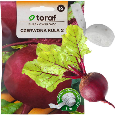 T8001 ČERVENÁ ŘEPA NA PÁSKU ČERVENÁ KULIČKOVÁ PÁSKA NA SEMENO ČERVENÁ ŘEPA NA SEMENO 6M