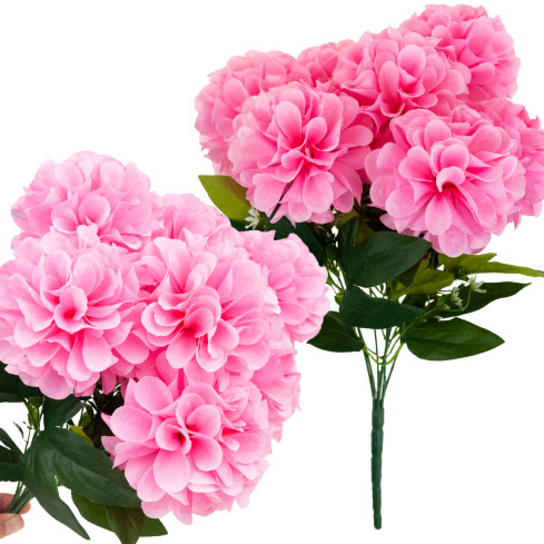 CV31148-3 dahlie, kytice umělých dahlíí, dahlia v kytici, růžové květy, krásné jako živé