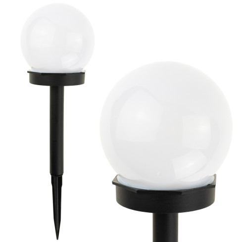 TG47830 solární zahradní lampy, kulová solární zahradní LED lampa, bílá, do zahrady