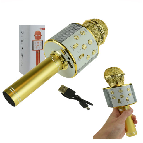 TG67276 bezdrátový karaoke mikrofon pro zpěv s reproduktorem a Bluetooth