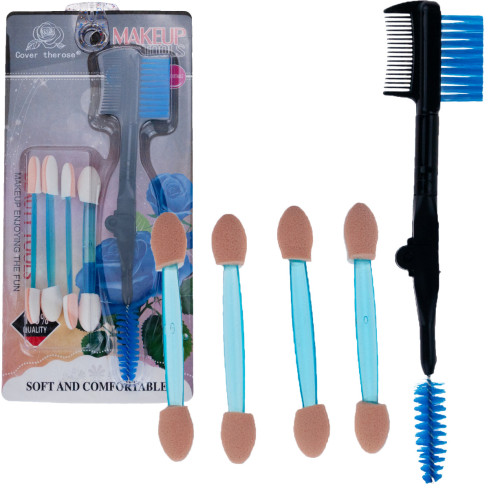 TG56470 sada štětců na oční make-up, oční stíny, obočí a řasy