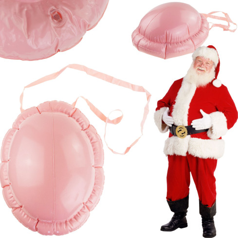 TG63182 nafukovací umělé břicho Santa Clause, těhotenské břicho tlusťocha, strašidelný hrb, Halloween
